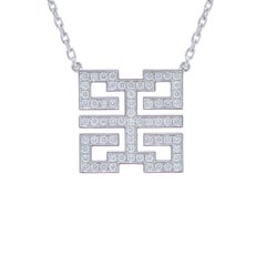 Cartier Baiser Du Dragon Diamond 18K White Gold Pendant Necklace