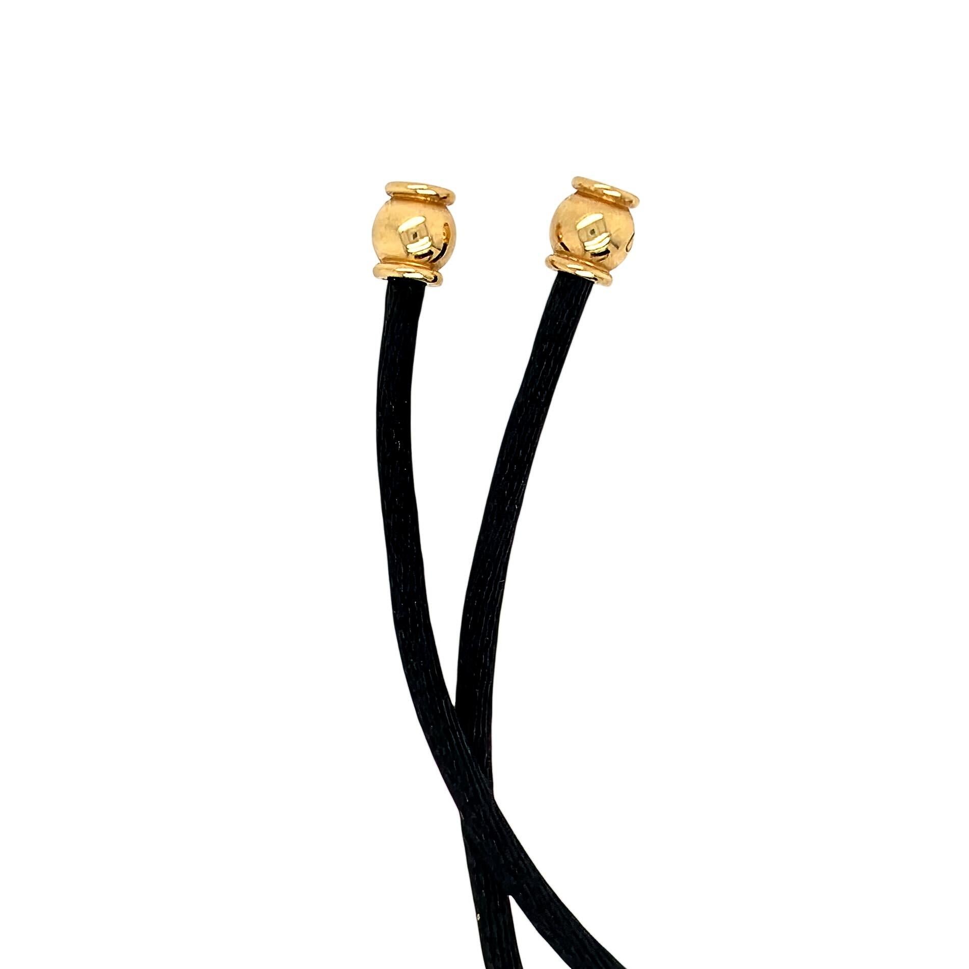 CARTIER Baiser du Dragon Gold Ruby Necklace In Good Condition For Sale In New York, NY