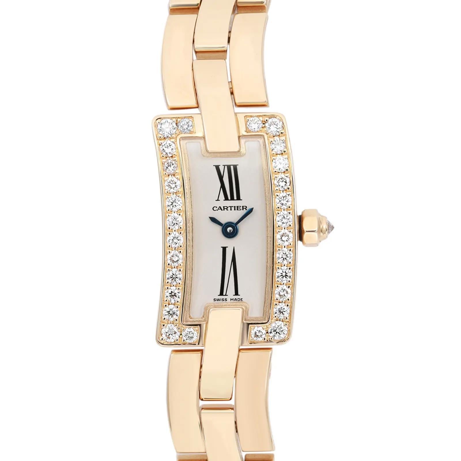 Usato in ottime condizioni. Viene fornito con la scatola originale. Nessun documento.

Informazioni generali:
Marchio: Cartier
Model: Cartier Ballerine
Model No: 2992
Tipo: Orologio da polso
Stile: Lusso
Dipartimento: Donne
Vintage: No
Paese/Regione