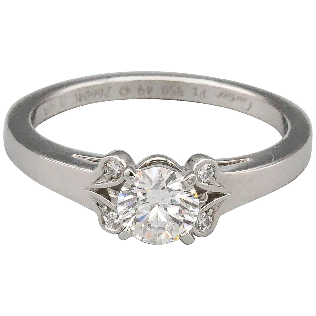 cartier ballerine solitaire ring price