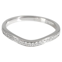 Cartier Ballerine Gebogenes Diamantband aus Platin 0,09 Gesamtkaratgewicht