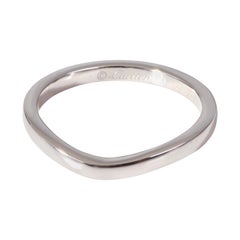 Cartier Ballerine Gebogener Ehering aus Platin