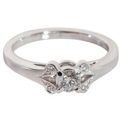 Cartier Ballerine Diamond Engagement Ring in Platinum F VS2 0.22 CTW