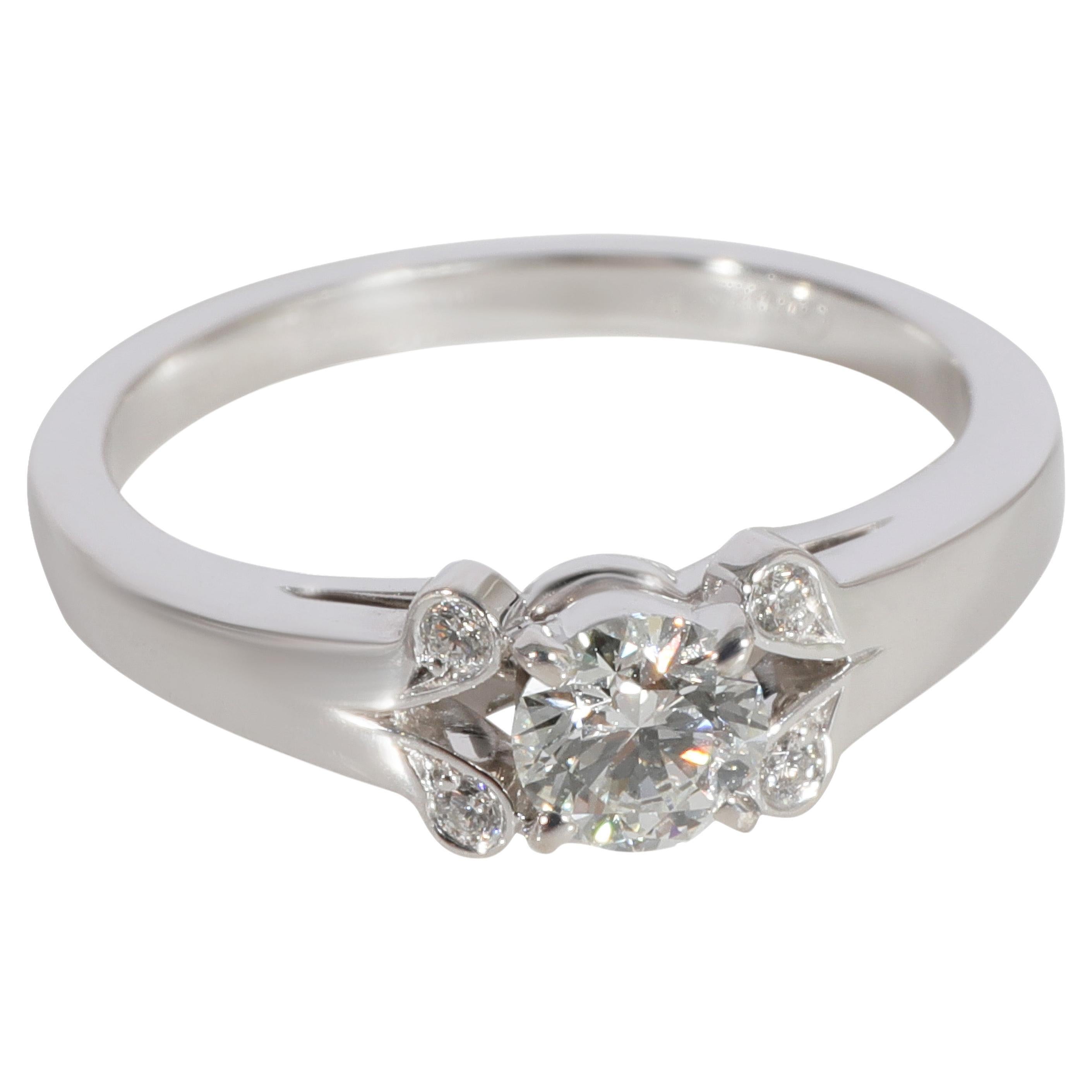 Cartier Ballerine Diamond Engagement Ring in Platinum F VVS2 0.35 CT For  Sale at 1stDibs