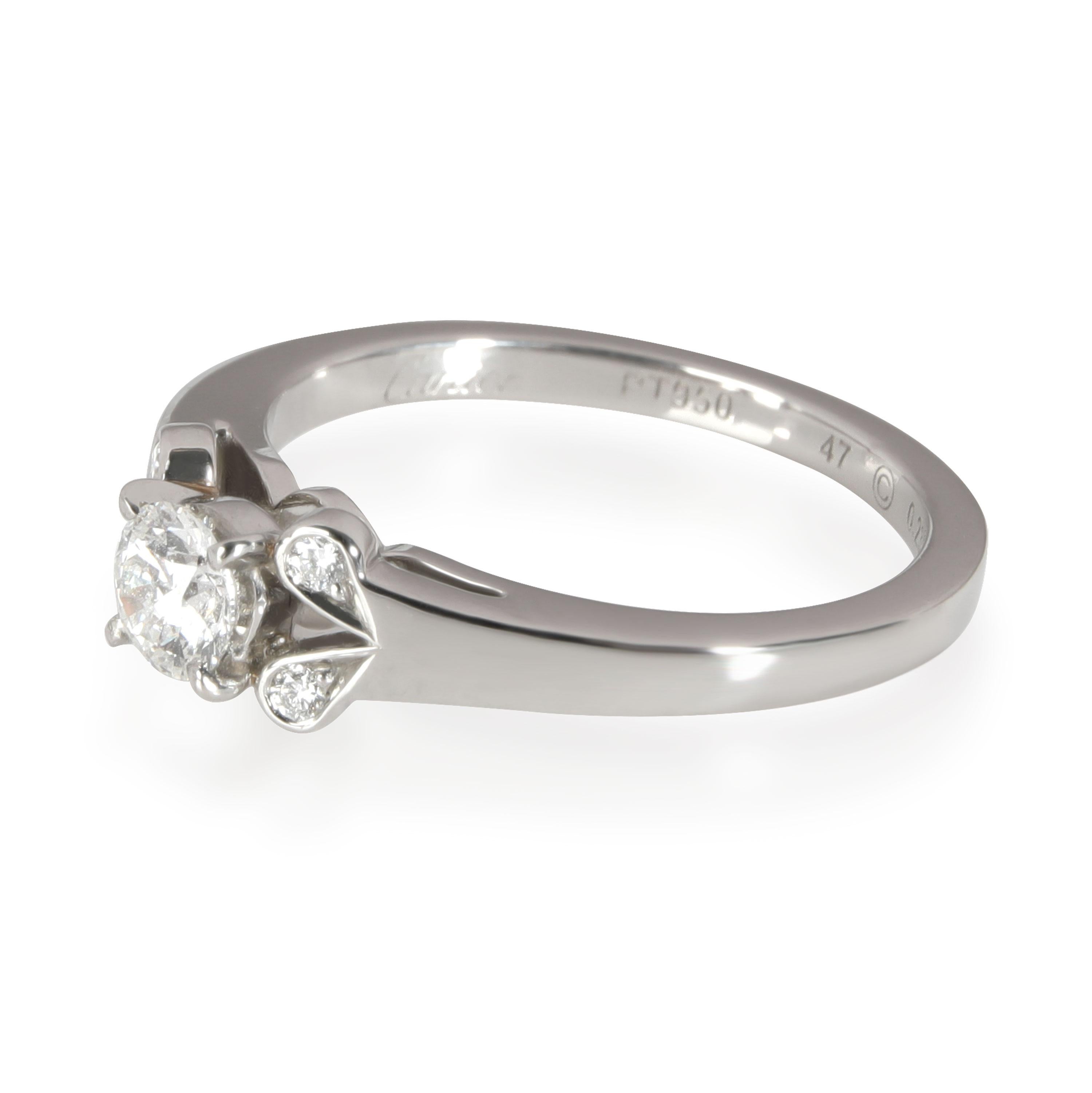 Cartier Cartier Ballerine Diamant Verlobungsring in Platin Platin F VS2 0,2 (Rundschliff)