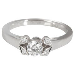 Cartier Ballerine Diamond Engagement Ring in Platinum Platinum F VS2 0.2
