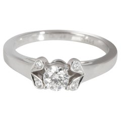 Cartier Bague de fiançailles Ballerine avec diamant en platine et platine F VS2 0.2