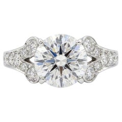 Cartier Ballerine Diamond Platinum Engagement Ring