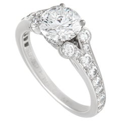 Cartier Ballerine Verlobungsring aus Platin mit 1,04 Karat Diamant