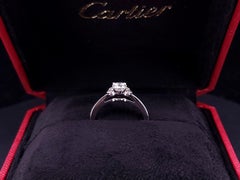 Cartier Ballerine Round Brilliant Diamond 0.35 tcw F, VVS1 Engagement Ring