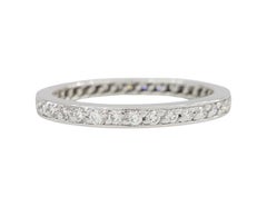 Cartier BALLERINE Eternity-Ring mit runden Diamanten, französischer Pavé-Fassung
