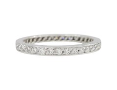 Cartier BALLERINE Round Diamonds French Pave Set Full Eternity Ring