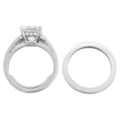 Cartier Ballerine Solitaire Engagement Ring and Wedding Band Set