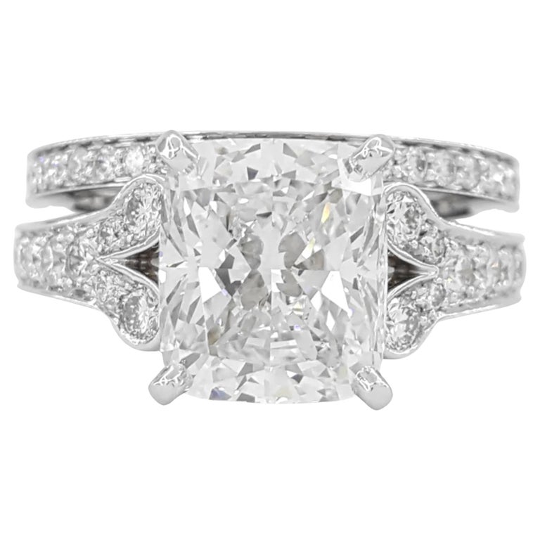 Cartier Ballerine Solitaire Engagement Ring and Wedding Band Set