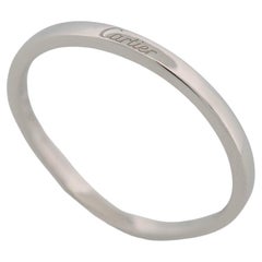 Cartier Ballerine Wedding Band Ring Pt 56 US 7.75