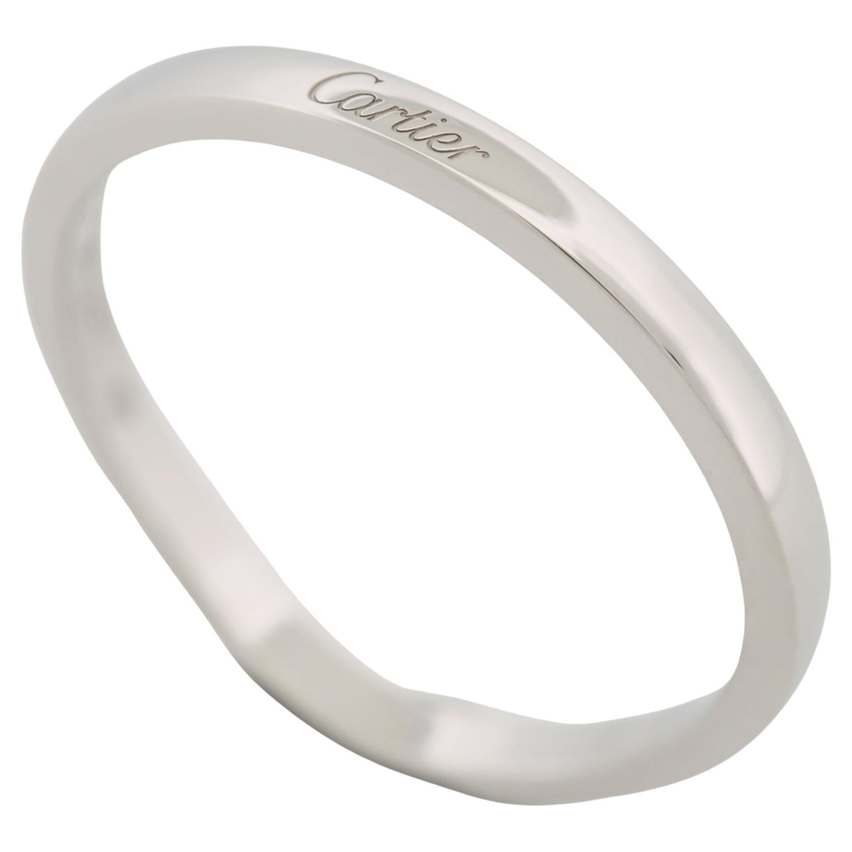 Cartier Ballerine Hochzeit Band Ring Pt 57