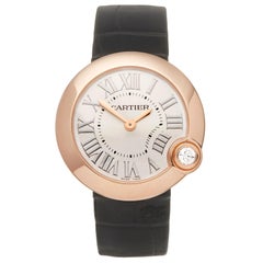 Cartier Ballon Blanc 18K Rose Gold 4171 or WGBL0003 Wristwatch