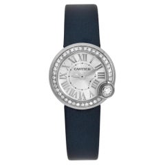 Cartier Ballon Blanc 26mm Steel Diamond Silver Dial Quartz Ladies Watch W4BL0002