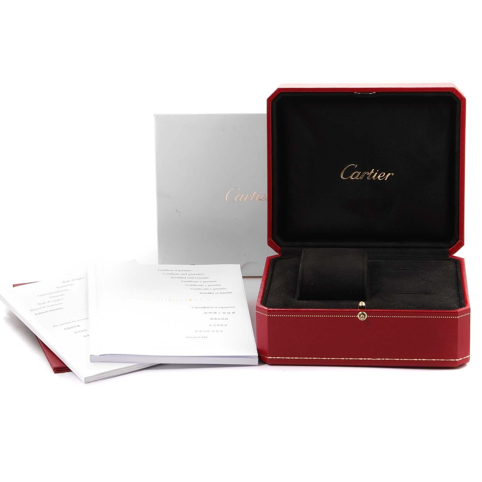 Cartier Ballon Blanc Rose Gold Diamond Ladies Watch WGBL0002 Box Card 4