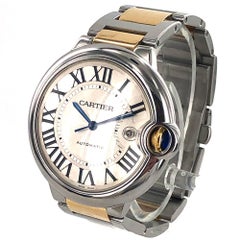 Cartier Ballon Bleu 18 Karat Rose Gold Stainless Steel Automatic Watch