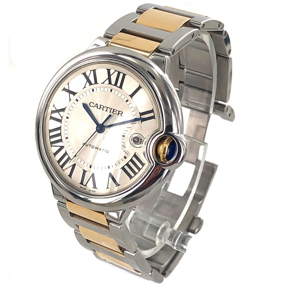Modern Cartier Ballon Bleu 18 Karat Rose Gold Stainless Steel Automatic Watch