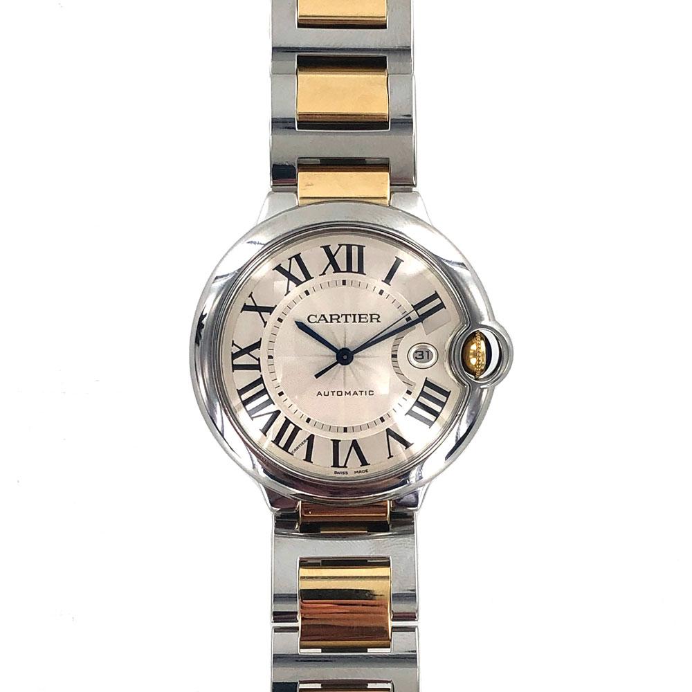 Cartier Ballon Bleu 18 Karat Rose Gold Stainless Steel Automatic Watch