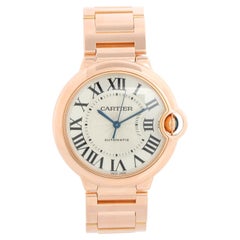 Cartier Ballon Bleu 18K Roségold Damenuhr Midsize WGBB0009 3003