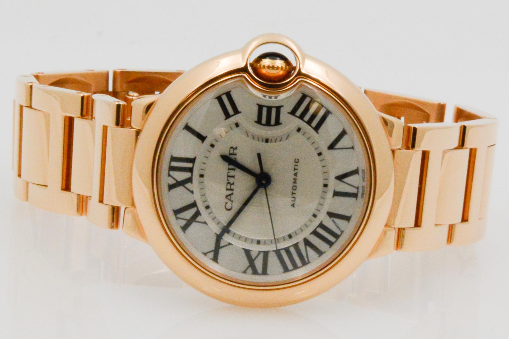 Modern Cartier Ballon Bleu 18 Karat Rose Gold W69004Z2