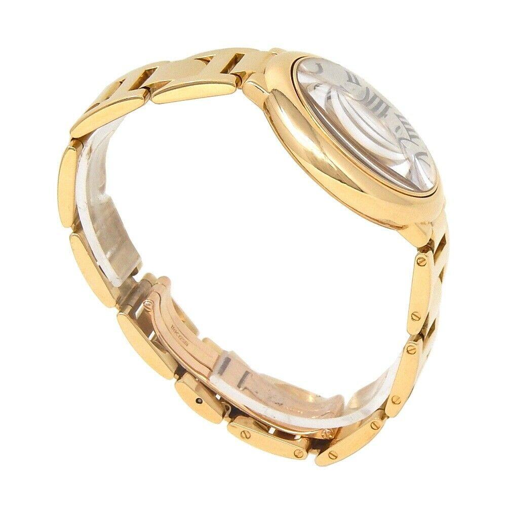 Brand: Cartier
Band Color: Yellow Gold	
Gender:	Men's
Case Size: 36mm	
MPN: Does Not Apply
Lug Width: 18mm	
Features:	12-Hour Dial, Gold Bezel, Roman Numerals, Sapphire Crystal, Swiss Made, Swiss Movement
Style: Casual	
Movement: Mechanical