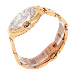 Cartier Ballon Bleu 18 Karat Yellow Gold Men's Watch Automatic W69005Z2