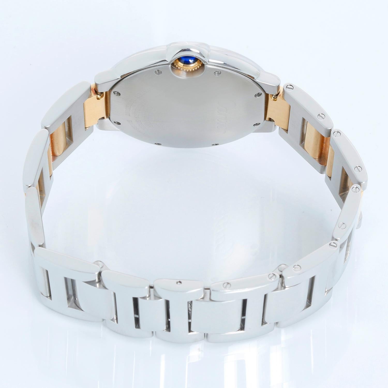 Women's or Men's Cartier Ballon Bleu 2-Tone Midsize Men's/Ladies W6920047 Watch 3284 For Sale