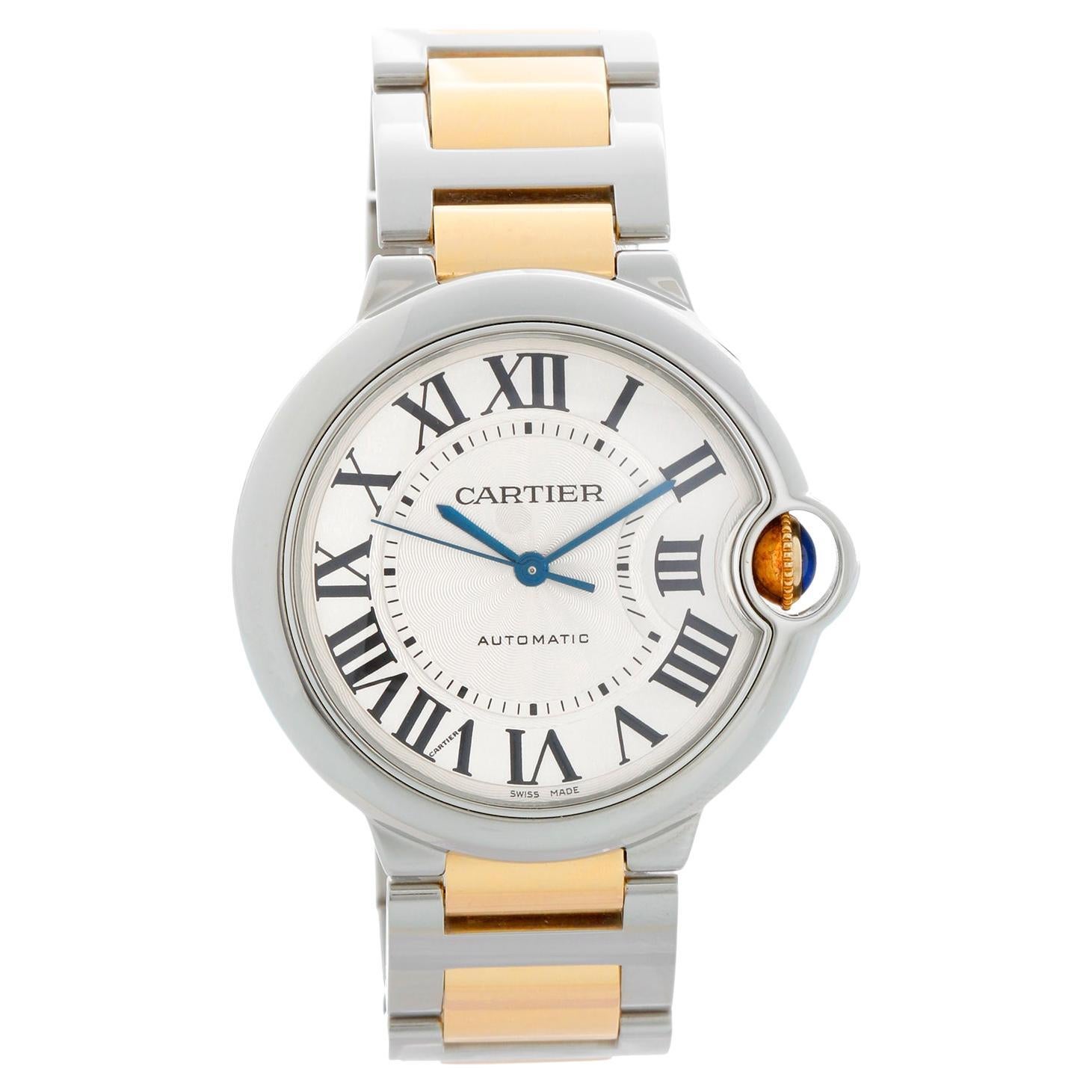 Cartier Ballon Bleu 2-Tone Midsize Men
s/Ladies W6920047 Watch 3284