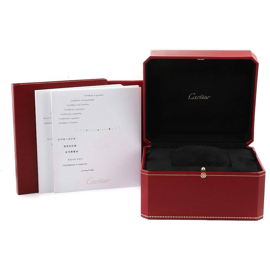 Cartier Ballon Bleu 28 Roségold Diamant Damenuhr WE902050 Box Papiere 8