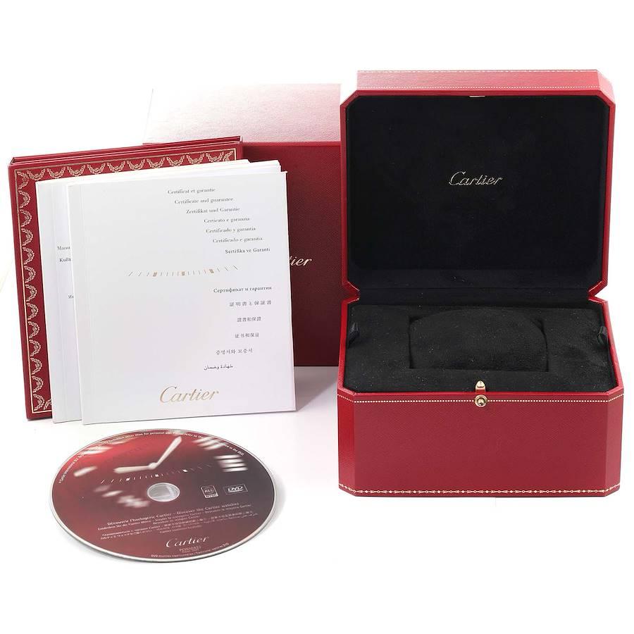 Cartier Ballon Bleu 28 Silver Dial Rose Gold Ladies Watch W69002Z2 Box Papers For Sale 3