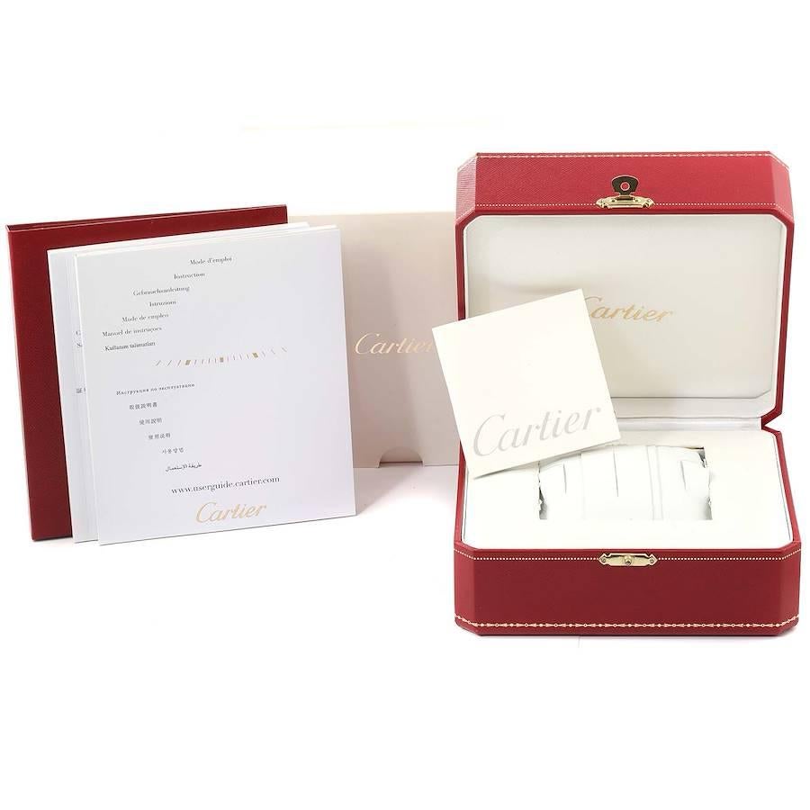 Cartier Ballon Bleu 28 Steel Rose Gold Diamond Watch W3BB0005 Box Papers 3