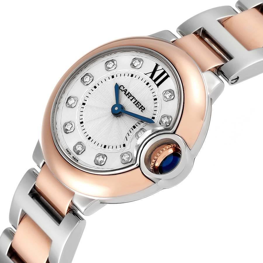 rose gold diamond cartier watch