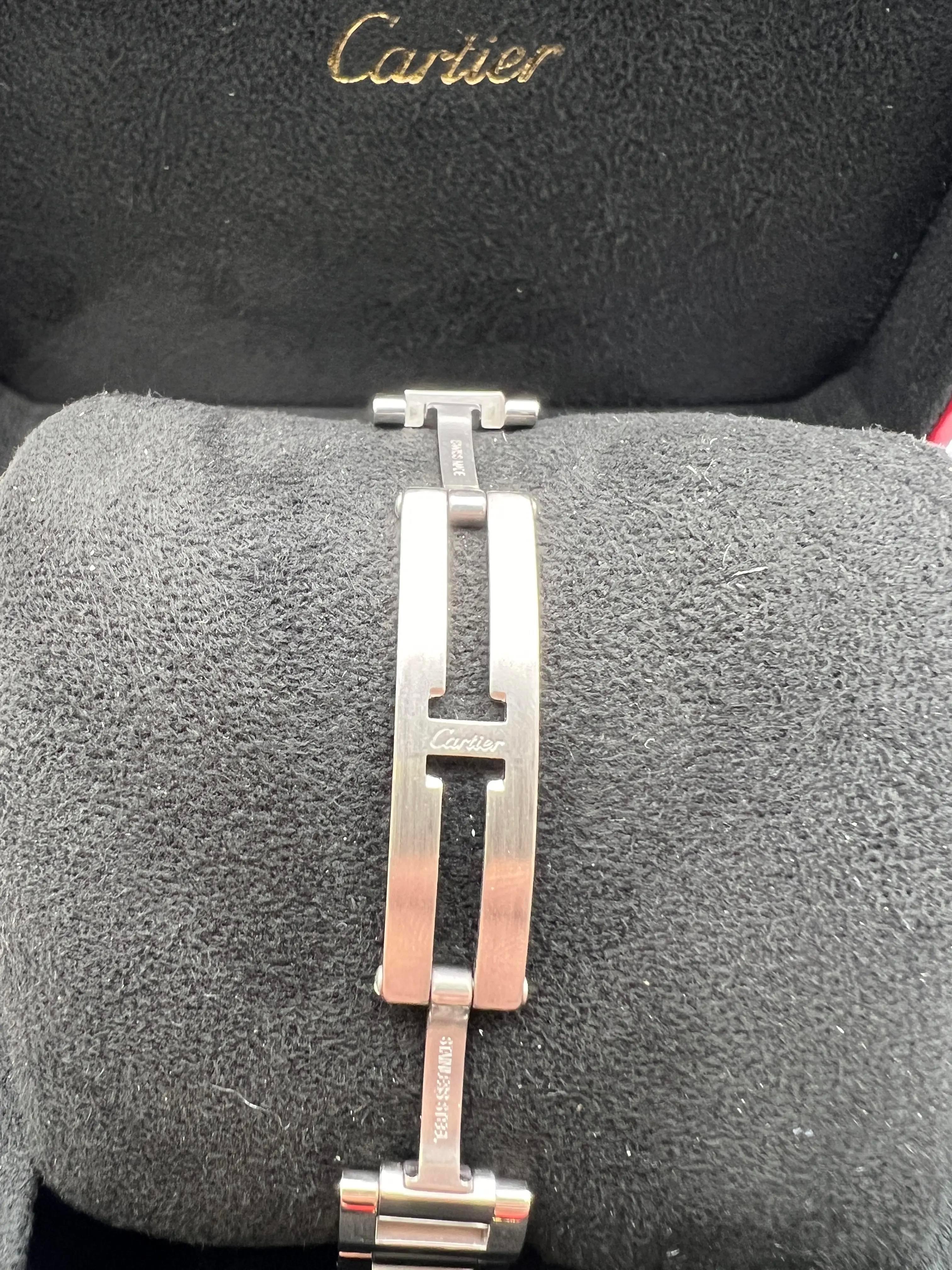 Cartier Ballon Bleu 28mm 18K Rose Factory Diamond Bezel WE902079 Steel Watch Box For Sale 5