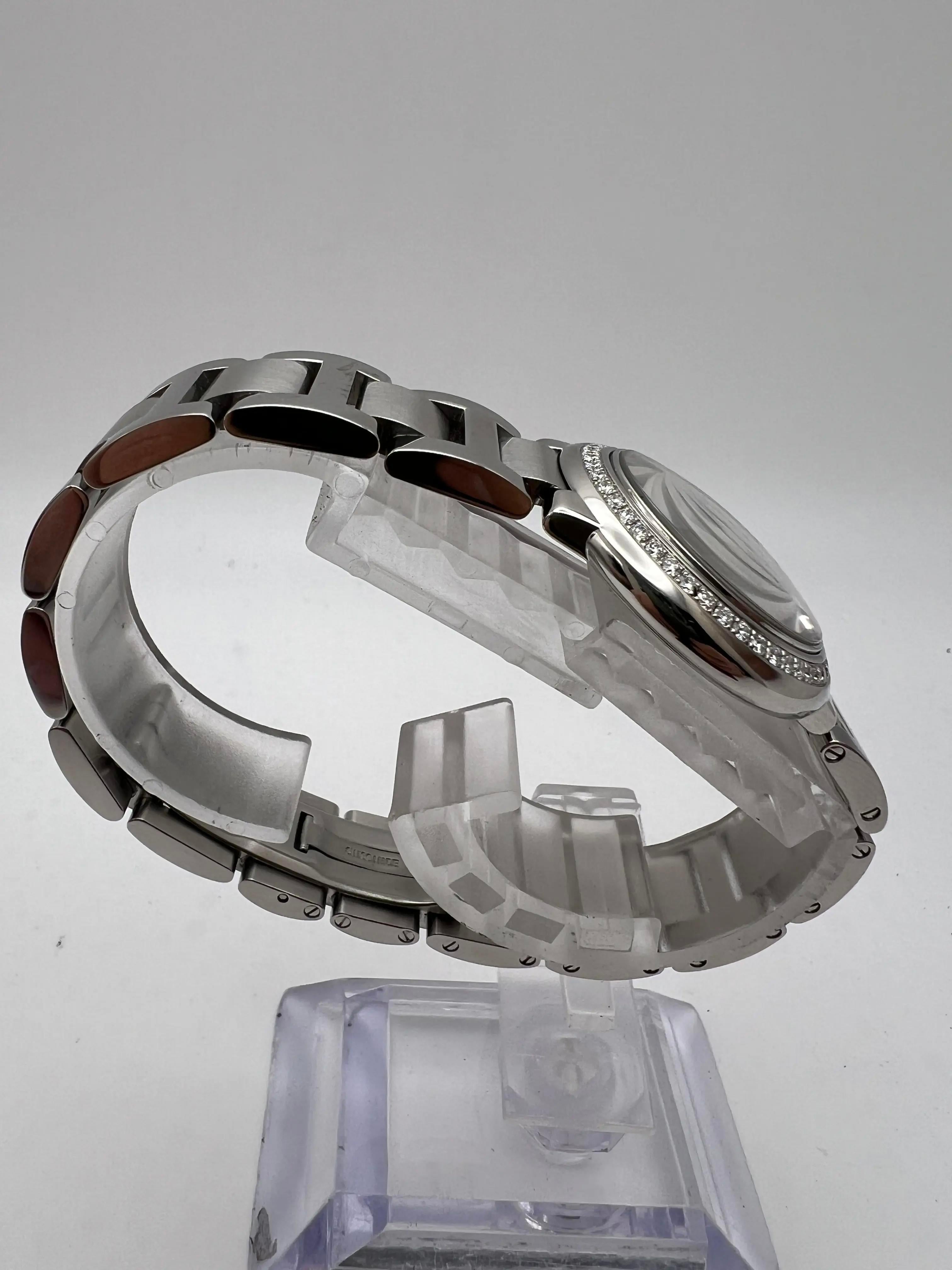 Cartier Ballon Bleu 28mm Factory Diamond Bezel W4BB0015 Argent Cadran Boîte Papiers en vente 4