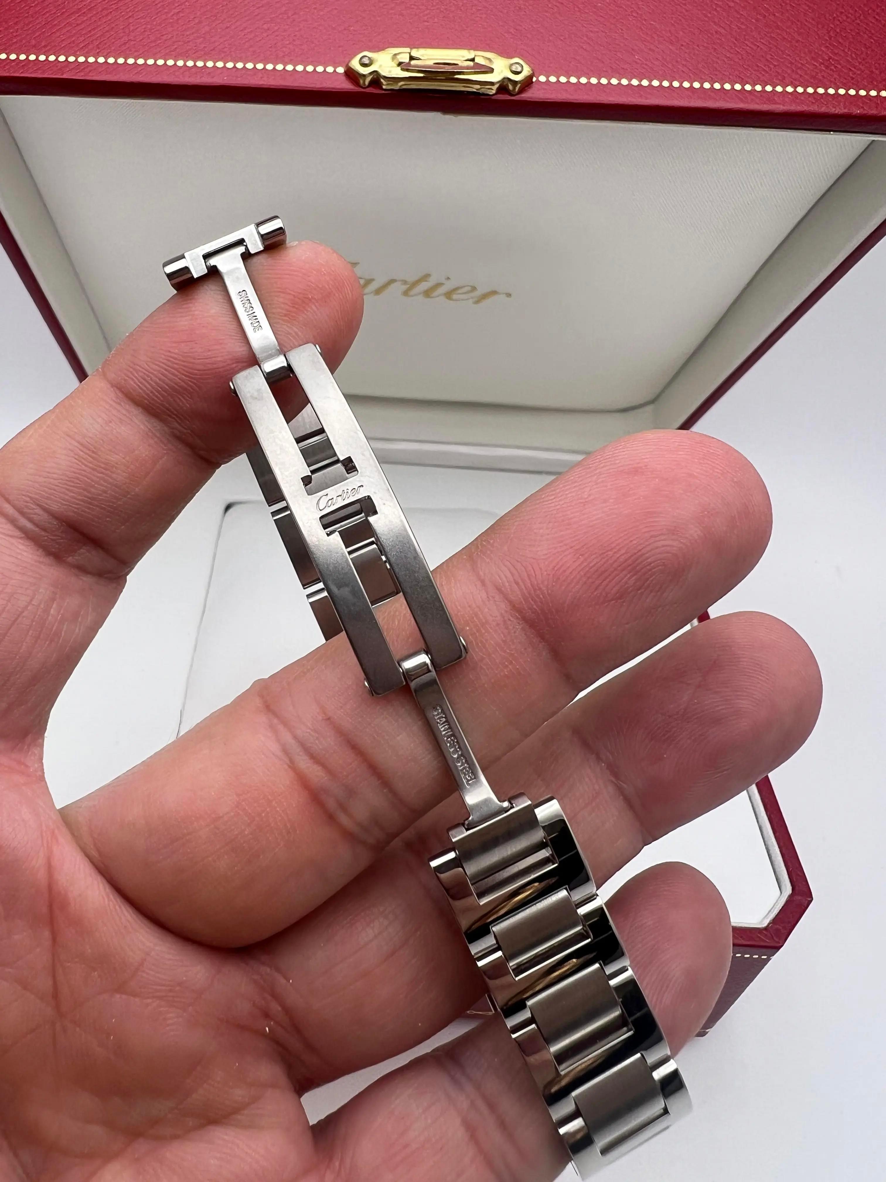 Cartier Ballon Bleu 28mm Pink Dial Box & Papers Steel Quartz Watch W6920038 For Sale 7