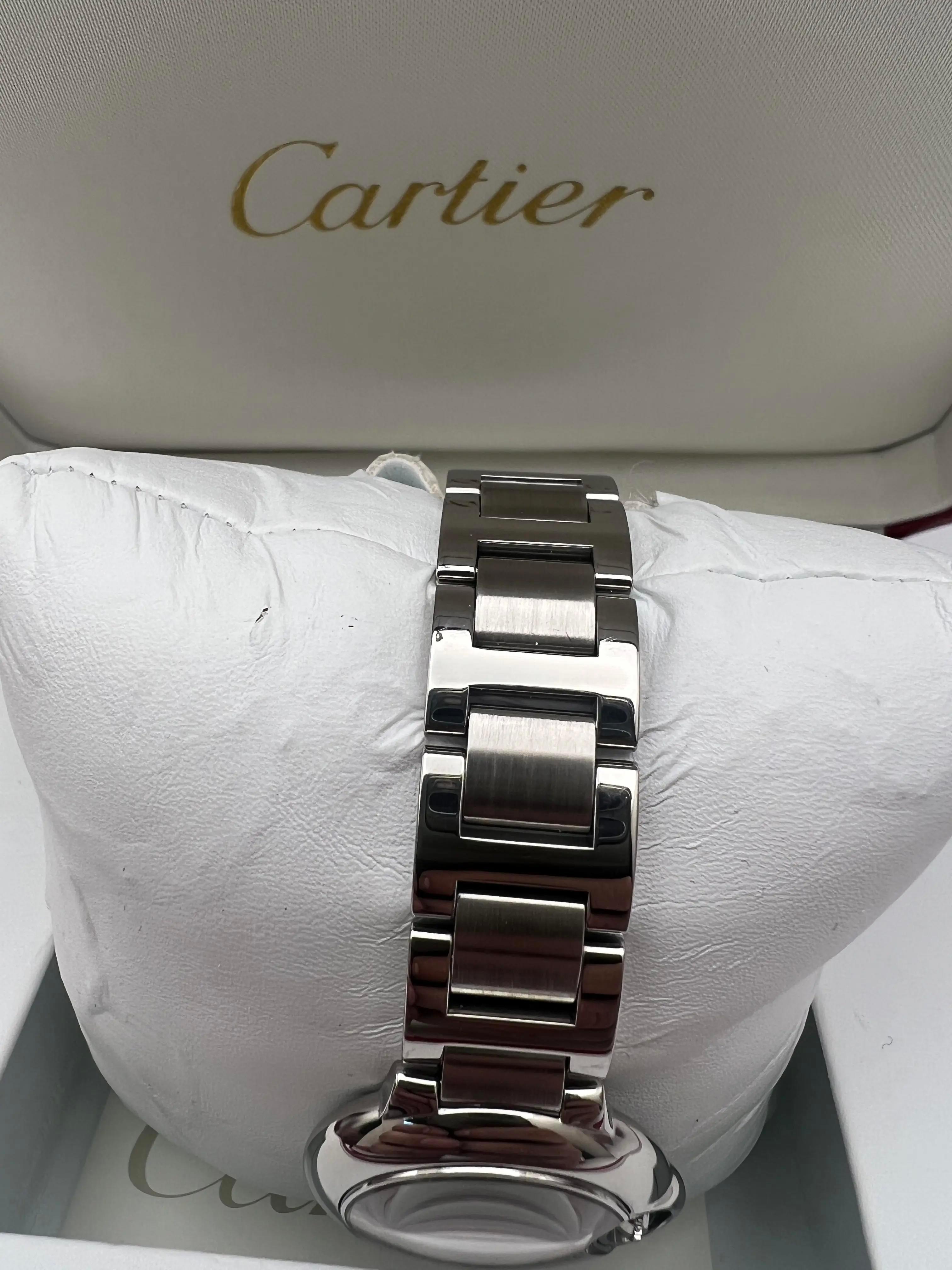 Cartier Ballon Bleu 28mm Pink Dial Box & Papers Steel Quartz Watch W6920038 For Sale 5