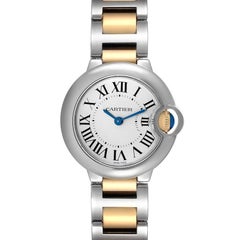 Cartier Ballon Bleu Steel Yellow Gold Ladies Watch W69007z3