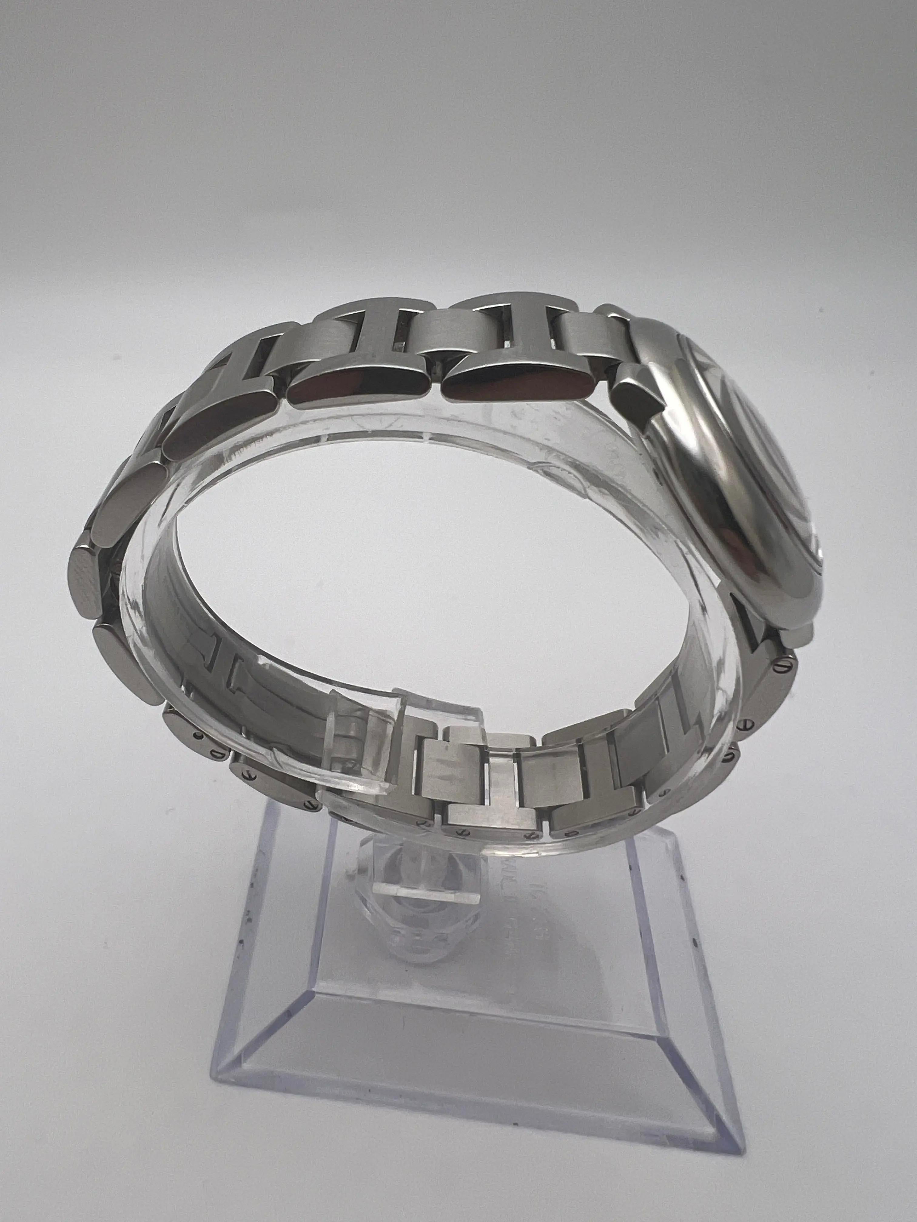 Cartier Ballon Bleu 28mm W69010Z4 Quadrante argento Orologio da donna al quarzo Papers in vendita 2