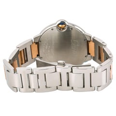 Cartier Ballon Bleu 3001 Men's Automatic Watch SS and 18 Karat Gold with Box