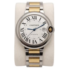 Cartier Ballon Bleu 3001 Two-Tone 18K Yellow Gold Steel Automatic Watch