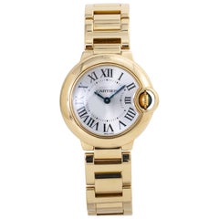 Cartier Ballon Bleu 3006 W69001Z2 Womens Quartz Watch 18 Karat Gold with B/P