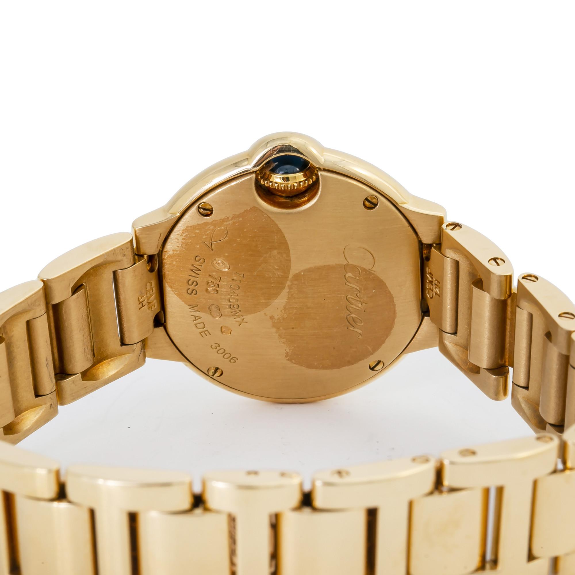 cartier ballon bleu quartz