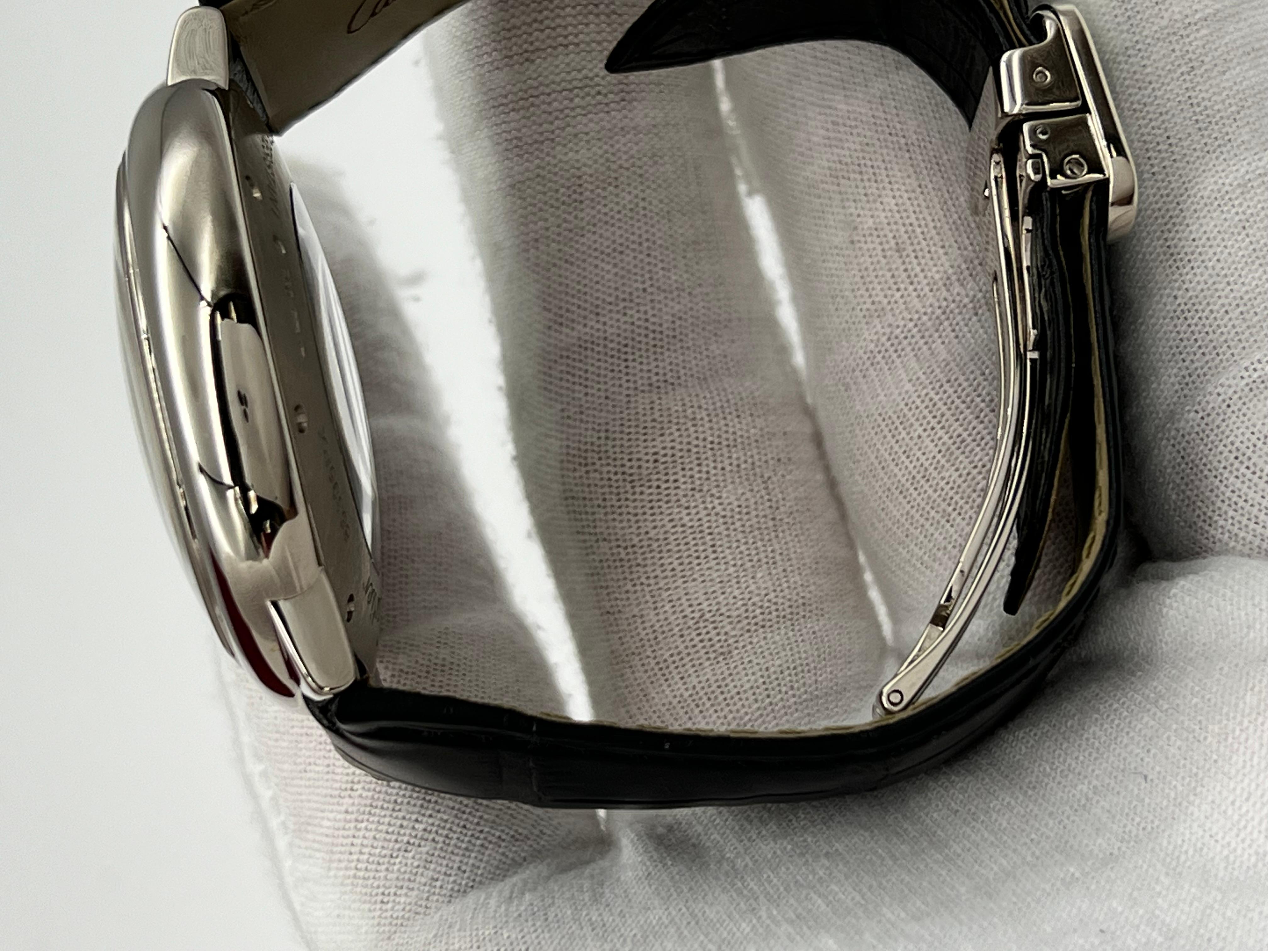 Cartier Ballon Bleu 3195 W6920005 42mm Chronographe en or blanc 18K Boîte papier en vente 6