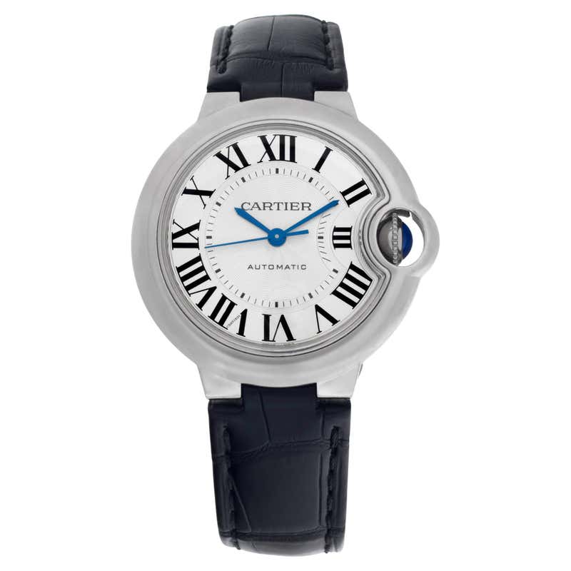 Cartier White Gold and Diamonds Ballon Bleu Wristwatch at 1stDibs