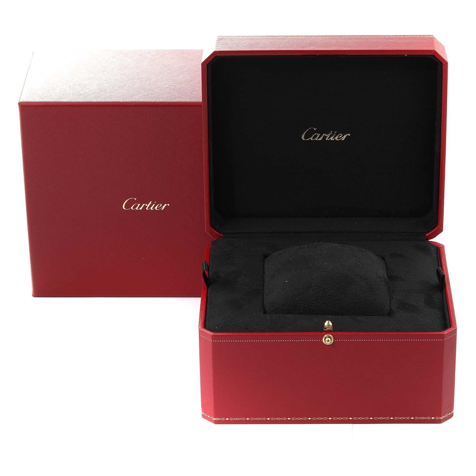 Women's Cartier Ballon Bleu 33 Rose Gold Diamond Ladies Watch WE902063
