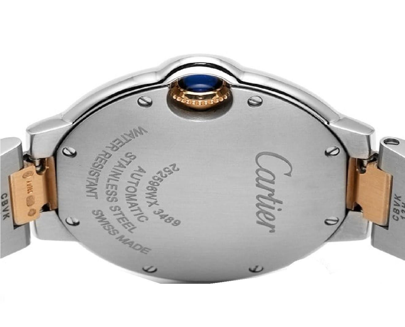 Cartier Ballon Bleu 33mm W6920098 - Elegant Stainless Steel Women's Watch 1